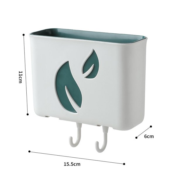 Nuevos palillos montados en la pared, cuchara, toallero, estante de almacenamiento de plástico, vajilla, estante de secado de drenaje, ganchos, accesorios de cocina LingWen 8390615569422