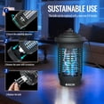 thumbnail image 2 of Bug Zapper Indoor Outdoor, Plug in Electric Mosquito Fly Zapper, Mosquito Killer, Fly Traps, Flying Insects Zapper, ABS Plastic Outer, 2 of 7