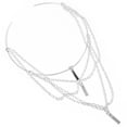 thumbnail image 2 of Chain Arm Cuff Layered Arm Bracelet Upper Armband Open Arm Cuff Jewelry for Women, 2 of 7
