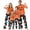 Style 21, variant on Grblisyd Halloween Family Matching Pajamas Sets Pumpkin Print Short Sleeve Top & Pants Two Piece Set Sleepwear Pjs
