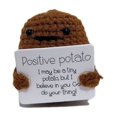 thumbnail image 1 of Mini Patata Positiva Divertida, Divertida Muñeca De Patata De Lana Tejida Creativa Linda Divertida Patata Positiva De Punto Regalo De Cumpleaños Decoración De Fiesta Fomento, 1 of 2