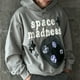 thumbnail image 3 of Sudadera con capucha con estampado de planetas para niña y niño de los años 90, jersey de algodón con espacio perdido fuera de la vista, sudadera gótica Y2k para pareja, sudadera con capucha gótica el, 3 of 4