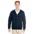 thumbnail image 1 of Harriton M425 Men's Pilbloc V-Neck Button Cardigan Sweater - Dark Navy - X-Large, 1 of 2
