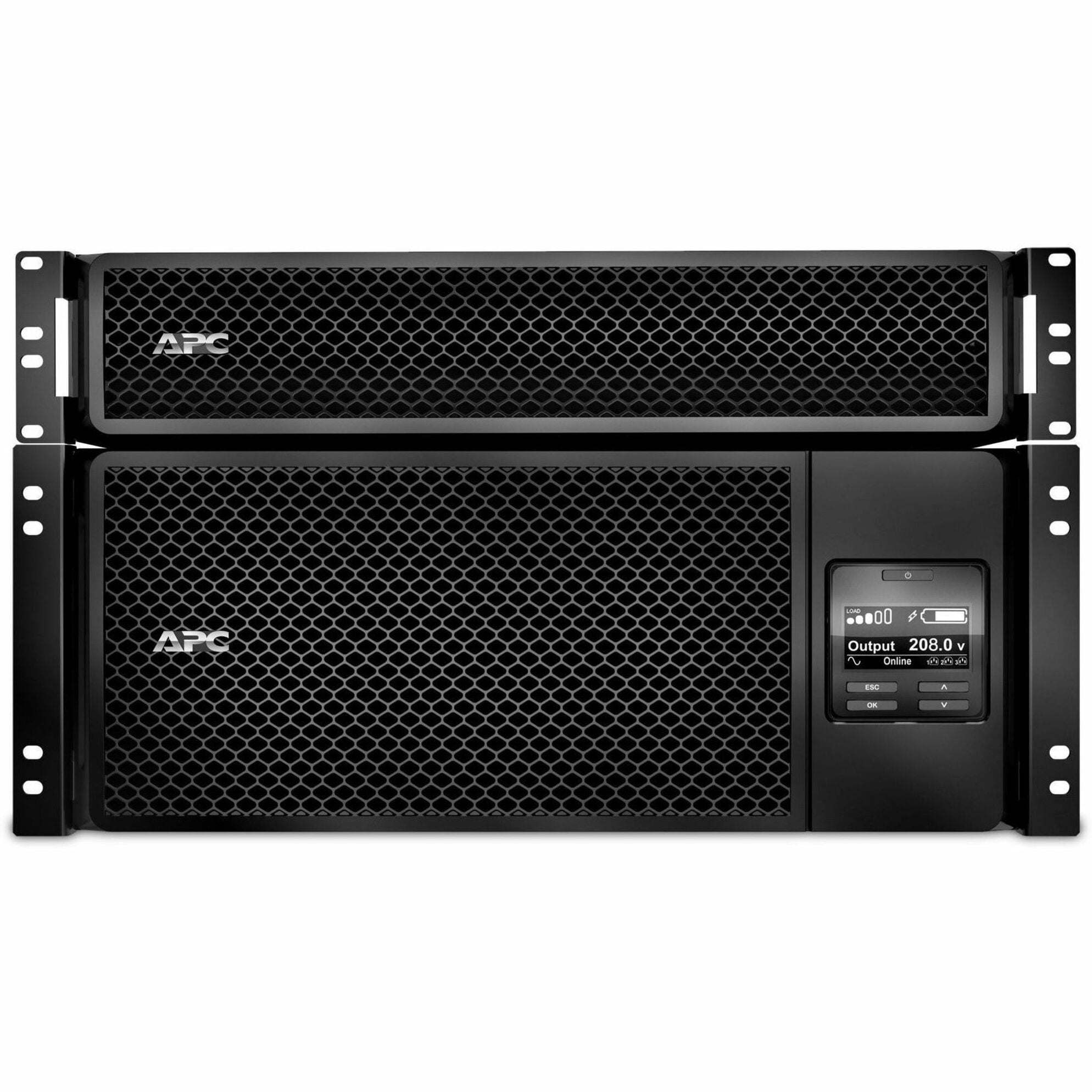 APC by Schneider Electric Smart-UPS SRT 6000VA RM with 208V to 120V 2U Step-Down Transformer