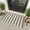 Green/Tan/White-3' x 5', variant on 2' x 3' Green/Tan/White Checkered Runner Rug Indoor Outdoor Use