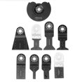 thumbnail image 2 of 12pcs Universal Oscillating Saw Blades Multifunctional High Carbon Steel Cutting Multi Tool, 2 of 14