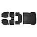 thumbnail image 3 of MAXLINER Tapis de Sol 3 Rangées et Doublure de Cargaison derrière la 2e Rangée Ensemble Noir pour 2015-2016 Ford Explorer avec Console Centrale de la 2e Rangée, 3 of 4
