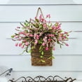 thumbnail image 3 of TACILIP Room Decor, Spring Front Door Decor With Wicker Basket And Bow Porch Wreath For Weddings Easter And Year Round Home Decor, Mom Gifts, 3 of 6