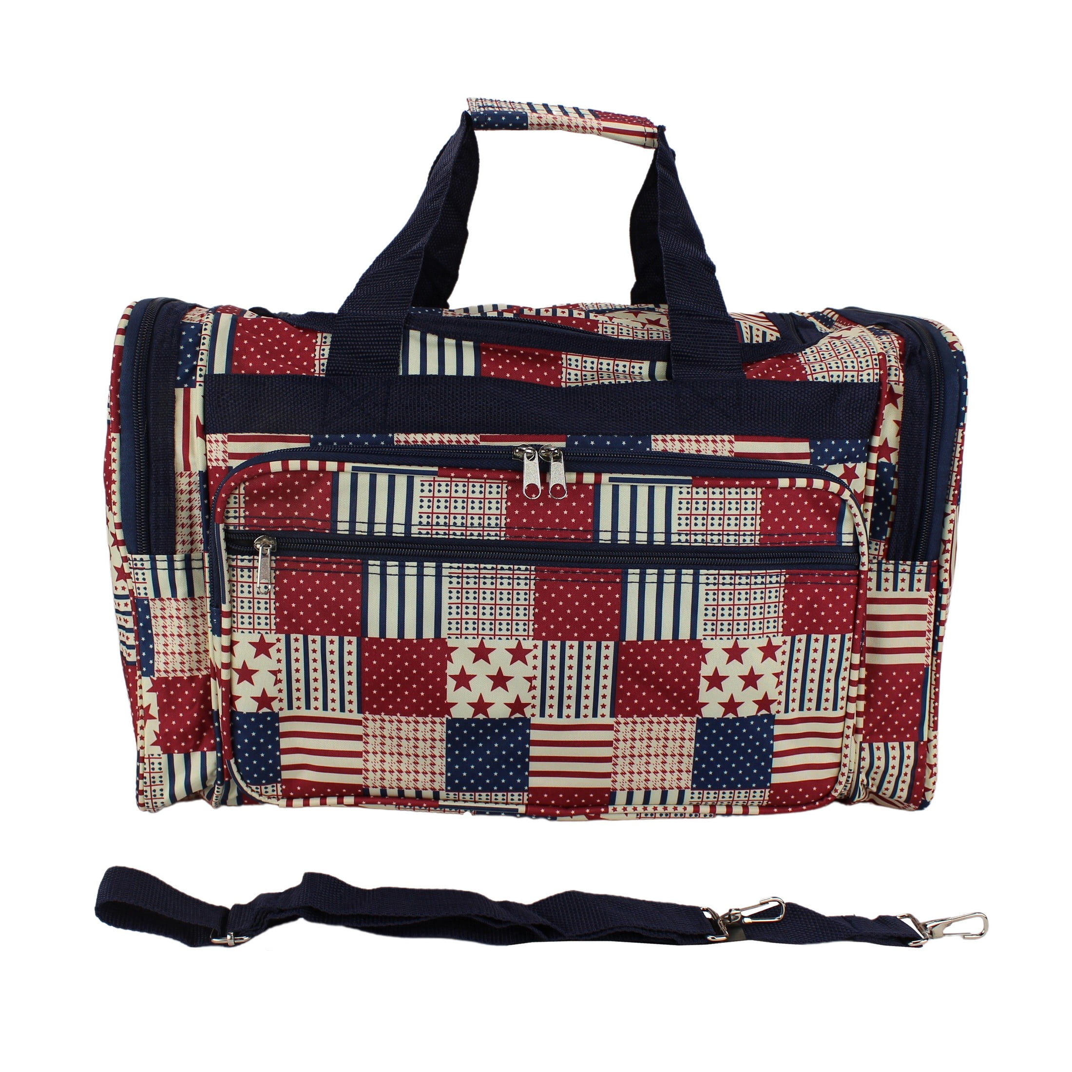 CalBags Classic Prints 19-inch Duffel Bag, Flag