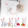 thumbnail image 2 of Dsscvnef Easter Decorations Mini Easter Bunny Easter Egg Refrigerator Sticker Home Party Decoration Present Refrigerator Sticker, 2 of 7