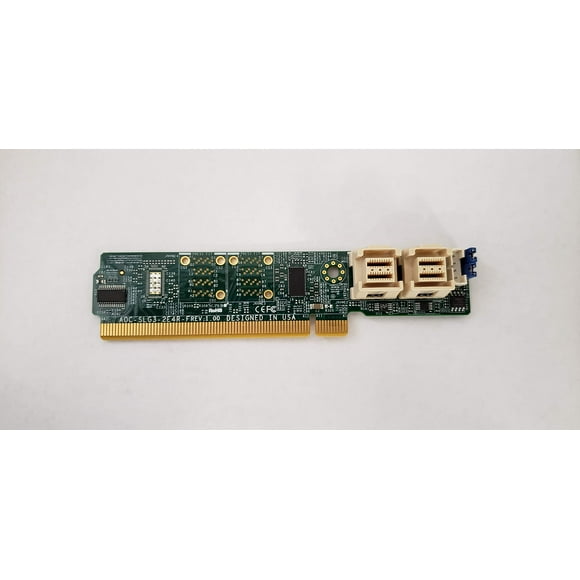 Supermicro AOC-SLG3-2E4R-F NVMe PCIe Adaptateur de Bus Hôte - 2 Ports NVMe Internes, Standard LP, x4 par Port, Support Gen-3