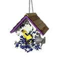 thumbnail image 4 of Love Nest Bird Feeder - Goldfinch & Clematis Print, 4 of 5