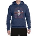 thumbnail image 2 of Wild Bobby Betty Boop All American Girl Since 1930 Betty Boop Unisex Hoodie Sweatshirt, Vintage Heather Navy, Medium, 2 of 5