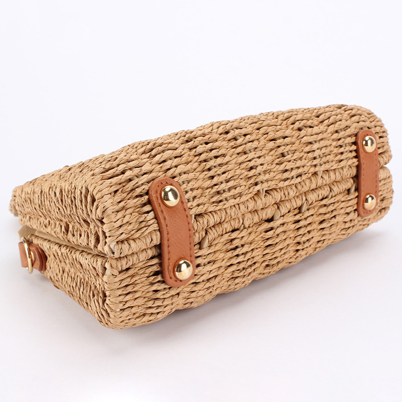 CAIXIA Small Boho Crochet Purse for Women Slouchy Beach Handwoven Crossbody Bags Vacation Shoulder Bag Purse