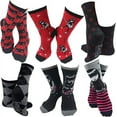 thumbnail image 4 of Emily the Strange Halloween Crew Socks - 6 Pack for Kids & Women Size 9-11 Novelty Socks, 4 of 7