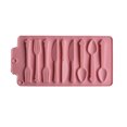 thumbnail image 6 of Flexible Heat-Resistant Biscuit Mold Reusable 3D Spoon Shaped Silicone Mold, DIY Fondant Chocolate Mold, Bakery Tool, 6 of 8