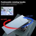 thumbnail image 4 of Basin Faucet With Rgb Led Waterfall Bathroom Mixer Tap With 3 Color Change Chrome Brass Glass Waterfall Faucet For Bathroom - Xc, 4 of 4