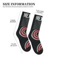thumbnail image 3 of Athletic Socks Mexican America Flag Art Sport Running Calf Socks Crew Socks for Men Women, 3 of 7