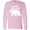 AD-Pink, variant on Auntie Bear in White Long Sleeve T-Shirt