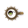 thumbnail image 1 of Blindfold Thing Today Eyes Refuse Hairpin Sun Headwear Retro Metal Clips Pin, 1 of 3