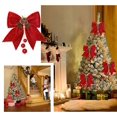thumbnail image 3 of Jinsinto 4PCS. Christmas Tree Red Bow Tie Pine Pendant - 30*25CM, 3 of 5