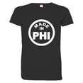 thumbnail image 1 of PleaseMeTees™ Womens From Born Made In Philadelphia PA Logo Label HQ Tee, 1 of 1