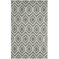 thumbnail image 2 of SAFAVIEH Chatham Graham Geometric Wool Area Rug, Dark Gray/Ivory, 6' x 9', 2 of 7