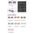 thumbnail image 3 of Gafas de sol cuadradas sin montura para mujer, gafas de sol de marca de lujo de diseñador, gafas de sol rojas de verano a la moda para hombres, gafas de sol con protección UV400 - J, 3 of 5