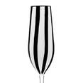 thumbnail image 3 of 10 Strawberry Street Black & White Stripe Glassware, Flute, Set of 4, 3 of 4