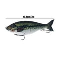 thumbnail image 2 of 7 Inch 82g Glide Bait 2-Piece Jointed Swimbait Sinking Saltwater Hard Bait for Giant Bass Pike Musky Big Monster Fish, 2 of 7