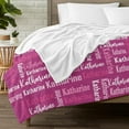 thumbnail image 5 of Name Blanket Personalized Blanket for Adult Kids Flannel Customized Personalized Blankets and Throws, 5 of 6