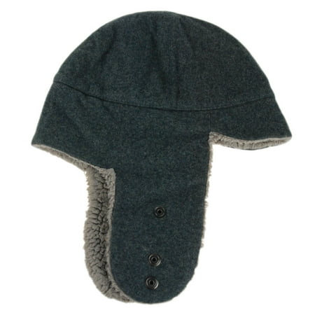Authentic Swiss Military-Issue Wool Winter Hat Used S/M