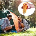 thumbnail image 4 of 10Pcs Camping Tent Stakes Pegs Tent Heavy Duty Tent Nail Plastic Screw Tent Pegs for Fixing Camping Tent Rain Tarps Outdoors Tent Nails 20*4.5cm, 4 of 5