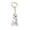 Clear3, variant on Pet Hair Collector Keychain, Transparent Storage Pendant for Dogs Cats, DIY Pet Keepsake Locket Holder, Memorial Jewelry Gift for Pet Lovers, Small Cute Bottle Key Ring Charm 3.5Inch