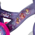 thumbnail image 4 of Huffy 12” Disney Princess Kids’ Bike, Fits Riders 37”-42”, Purple, Youth, Girls, 4 of 8