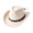 Beige, variant on Ticikt Felt Cowboy Hat for Men Women Western Wool Look Hat Wide Brim Rancher Hat with Decorative Band for Rodeo Country Parties Events