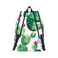thumbnail image 3 of Daiia Cactus Plants Vintage Canvas Backpack for Men and Women ,Hiking Backpack,Travel Laptop Bag for School,Large Capacity Backpack, 3 of 8