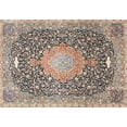 thumbnail image 1 of Ahgly Company Indoor Rectangle Traditional Brown Medallion Area Rugs, 2' x 5', 1 of 6