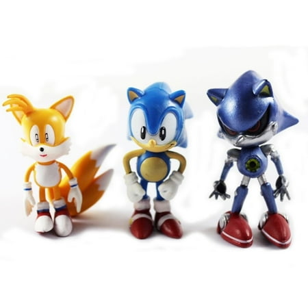 figures cartoon 6pcs hedgehog sonic pvc action cute