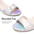 thumbnail image 4 of Sandalia DREAM PAIRS KKUMHS2505 para Niñas Plata Metálico Tacón de 4 cm, 4 of 6