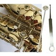 thumbnail image 2 of Caña de resorte Kit de cuidado de saxofón de acero inoxidable Kit de cubierta de llave Herramienta de reparación de saxofón par , de caña y tapa Aguja de caña y tapa, 2 of 5