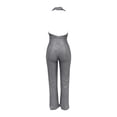 thumbnail image 4 of Women Sleeveless Off-Shoulder Sequin Jumpsuit - High Waist Wide Leg Party Romper - European American Style for Casual/Evening Wear, 4 of 4