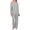 Gray, variant on CATALOG CLASSICS Womens Long Sleeve Pajamas Lounge Set for Women - Purple 3X