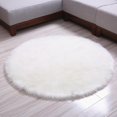 thumbnail image 2 of Alfombras Redondas Alfombra Blanca 80cm, 2 of 4