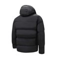 thumbnail image 4 of Puntoco Chaqueta De Invierno Gruesa E Informal De Algodón Resistente Al Viento Y Cálida Para Hombre, Con Bolsillo Con Cremallera Y Cordón, Chaqueta Con Capucha De Manga Larga, 4 of 8