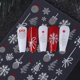 thumbnail image 5 of Pegatinas navideñas para uñas, set de decoración de uñas 3D con purpurina plateada, diseños festivos navideños, 3 láminas., 5 of 5