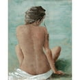 thumbnail image 3 of Cusson, Marie Elaine 20x24 Black Modern Framed Museum Art Print Titled - Study of a Woman II (head right), 3 of 5