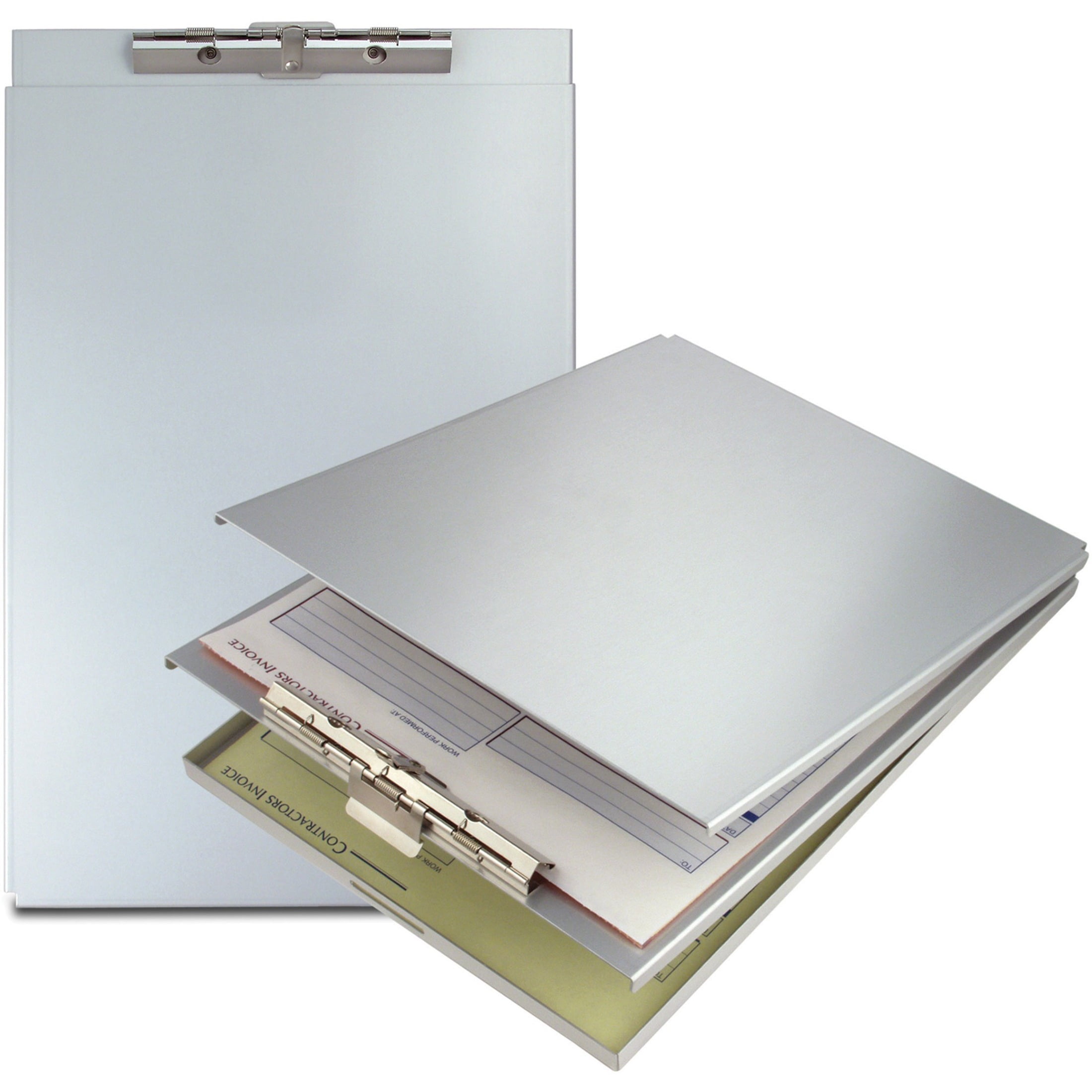 AHolder Aluminum Form Holder, " Clip Capacity, Holds 8.5 X 11 Sheets