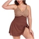 thumbnail image 1 of Trajes de Baño de Cintura Alta para Mujeres Trajes de Baño de Corte Alto para Mujeres Moda Color Sólido Que Coincide Traje Delgado Traje de Baño de Surf Deportivo, 1 of 8