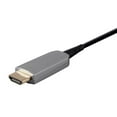thumbnail image 4 of Monoprice HDMI Cable - 50 Feet - Black | High Speed, 4k@60Hz, HDR, 18Gbps, Fiber Optic, AOC, YUV 4:4:4, CMP, for HDMI-Enabled Devices - SlimRun AV Series, 4 of 5